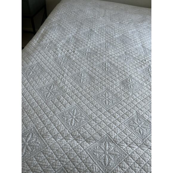 Unbranded Other - Vintage Quilt Light Sky Blue Queen 90”x90” Size comforter 100% Cotton